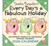 Sandra Boyntons Every Days a Fabulous Holiday 2026 Wall Calendar