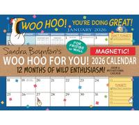 Sandra Boynton's Woo Hoo for You! 2026 Magnetic Calendar: 12 Months of Wild Enthusiasm from a Motivational Chicken