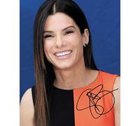 Sandra Bullock Autograph Signed A4 Photo Print