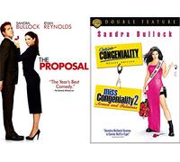 Sandra Bullock The Proposal & Miss Congeniality Deluxe + 2 Armed and Fabulous DVD Triple Feature Girls Night Movie Set
