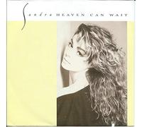 SANDRA - HEAVEN CAN WAIT / HEAVEN´S THEME / 1988 / Bildhülle / Virgin # 111507 / 7" Vinyl Single Schallplatte