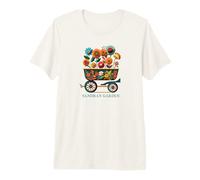 Sandra's Garden Gardening Plants Flowers Sandra Premium T-Shirt