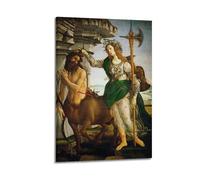 Sandro Botticelli Famous Painting Pallas And The Centaur Poster Printed Canvas Wall Art Paintings Contemporary Decor Artworks for Home 12x18inch