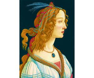 Sandro Botticelli - Idealized Portrait of a Lady, 1480