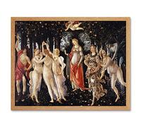 Sandro Botticelli La Primavera Art Print Framed Poster Wall Decor 12x16 inch