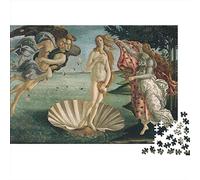 Sandro Botticelli Puzzle Toy The Birth of Venus Jigsaw Puzzles 1000 Pieces Poster Oil Painting Wooden Puzzle Decompression And Entertainment 1000pcs, ART Puzzle