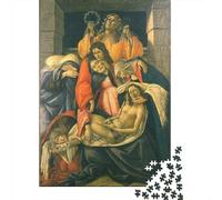 Sandro Botticelli Puzzle Wooden 1000 Piece Fine Art Jigsaw Impossible Museum Jigsaws World Famous Paintings Puzzles Challenge Toy Educational Games