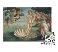 Sandro Botticelli Puzzle Wooden 1000 Piece The Birth of Venus Jigsaws Impossible World Famous Paintings Jigsaws Oil Painting Puzzles Challenge Toy Educational Games