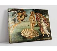 Sandro Botticelli The Birth of Venus Canvas Wall Art Picture Print - 24 inch wide x 16 inch high (Frame Depth 30mm)