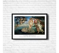 Sandro Botticelli - The Birth of Venus print, Famous classic paintings, Iconic painters art work, A4 / A3 Home Decoration Wall Art Deco, Frame options available (A3 Print Only)