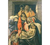 Sandro Botticelli The Lamentation Over The Dead Christ Large Art Print Poster Wall Decor Premium Mural