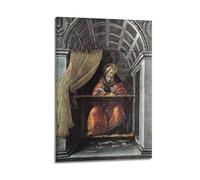 Sandro Botticelli Works (St Augustine in His Cell) Artist Painting Printed Art Canvas Wall Art Hanging Poster 20x30inch(50x75cm)