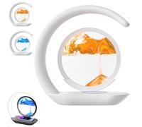 Sandscape Charger, 2025 Sandscape Moving Sand Charger, Ambient Night Light, Free up Your Nightstand, Say Goodbye to Stress (Yellow)