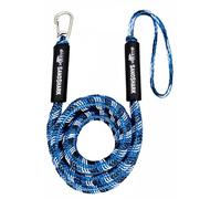 SandShark 7-14ft Premium Anchor Bungee Dock Line. Boat Accessories Bungee Anchor Line Absorbs Shock to Anchors and Docks w/Stainless Steel Clip. Designed for SandShark Anchor.