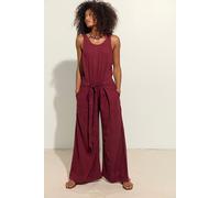 Sandshell Linen Linden One-Piece Jumpsuit by free-est at Free People in Chocolate Truffle, Size: XS - female