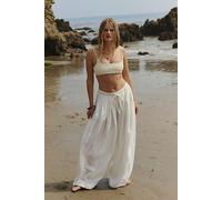 Sandshell Linen Sweet Escape Pants by free-est at Free People in Clean Ivory, Size: Medium - female