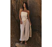 Sandshell Linen Volare Balloon Pants by free-est at Free People in Oyster, Size: Large - female