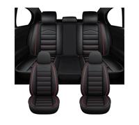 SANDSIS For Mitsubishi L200 For ASX For Outlander For Eclipse For Cross Universal Car Seat Covers Car Seat Covers Set(Black Red 4pcs)
