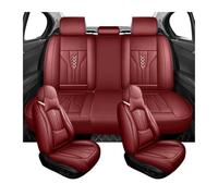 SANDSIS For Toyota For Corolla For Wish For Hilux For Prius For Yaris For Cross For Camry Car Seat Covers Car Seat Covers Set(Wine Red+cushion)