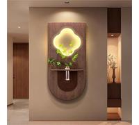 Sandstone Decorative Wall Painting, 3D Stereo Sculpture with LED Lights, Creative Landscape Art, Minimalist Wall Decor for Home Living Room Bedroom Entryway