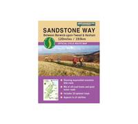 Sandstone Way Cycle Route Map - Northumberland: Between Berwick Upon Tweed and Hexham