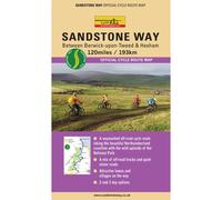 Sandstone Way - Northumberland Cycle Route Map one size