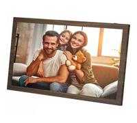 SANDSTROM SDPF15W25 15.6" Digital Photo Frame - Brown, New