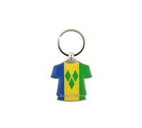 SandT Collection Caribbean Keychain Souvenir, St. Vincent & the Grenadines T-shirt, S