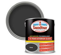 Sandtex 10 Year Multi surface Gloss Paint, Black, 2.5L