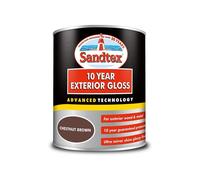 Sandtex Retail 10 Year Exterior Gloss Chestnut Brown 0.75 L