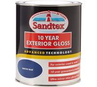 Sandtex Retail 10 Year Exterior Gloss Oxford Blue 0.75 L