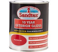 Sandtex Front Door Gloss Paint, 750ml, Pillar Box Red