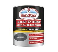 Sandtex 10 Year Exterior Multi Surface Gloss 750ml Anthracite