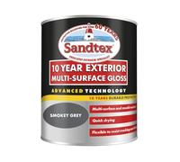 Sandtex 10 Year Exterior Multi Surface Gloss 750ml Smokey Grey