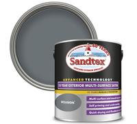 Sandtex 10 Year Exterior Multi-Surface Satin Paint, 2.5L, Seclusion