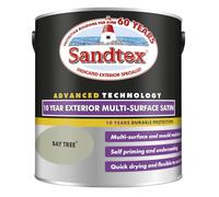 Sandtex Multi-Surface Satin Paint 10 Year Exterior 2.5L Bay Tree