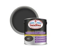 Sandtex 10 Year Multi Surface Satin Paint 2.5l Black