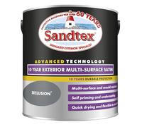 Sandtex 10 Year Multi Surface Satin Paint 2.5l Seclusion