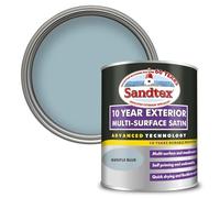Sandtex 10 Year Multi Surface Satin Paint 750ml Gentle Blue