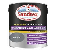 Sandtex 10 Year Multi Surface Satin Paint, All Colours, All Sizes
