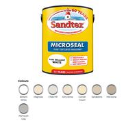 Sandtex 15 Year Microseal Fine Textured Masonry - All Colours - All Sizes