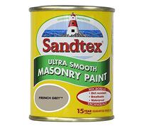 Sandtex French Grey Matt Masonry Paint, 150Ml Tester Pot