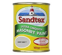 Sandtex Light Grey Matt Masonry Paint, 150Ml Tester Pot