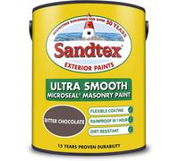 Sandtex 5L Smooth Masonry Paint Bitter Chocolate