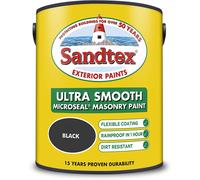 Sandtex 5L Smooth Masonry Paint Black