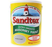 Sandtex 5L Smooth Masonry Paint Plymouth Grey