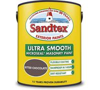 Sandtex 5L Ultra Smooth Masonry Paint Bitter Chocolate