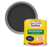 Sandtex Black Ultra Smooth Masonry Paint, 150Ml Tester Pot