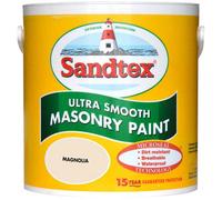 Sandtex Magnolia Smooth Masonry Paint, 2.5L