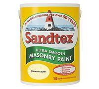 Sandtex Masonry Paint 2.5L Ultra Smooth Cornish Cream